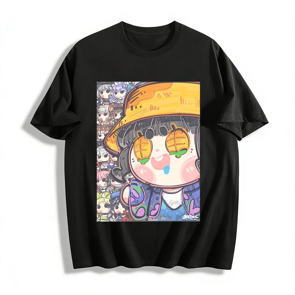 Cute Chibi Characters Print Casual T-Shirt Anime Fans Daily Loose-Fitting Versatile Top Pure cotton T-shirt XXS
Cute Chibi Characters Print Casual T-Shirt Anime Fans Daily Loose-Fitting Versatile Top Pure cotton T-shirt XXS