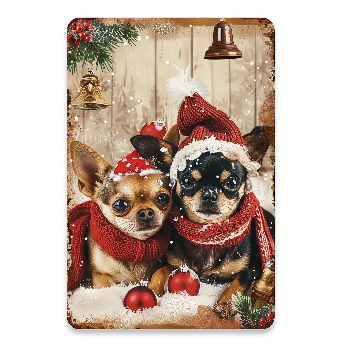 Christmas Dog Metal Tin Sign Perfect for Home Gym Cafe Garage Garden Decor Best for Christmas Perfect for Room Deco 20x30cm(7.8x11.8inch)
Christmas Dog Metal Tin Sign Perfect for Home Gym Cafe Garage Garden Decor Best for Christmas Perfect for Room Deco 20x30cm(7.8x11.8inch)