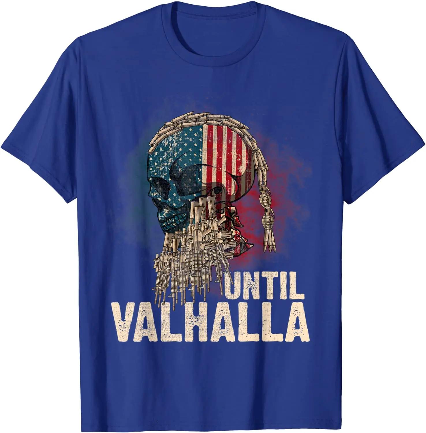 До Вальхаллы Винтажный Американский Флаг Vi King Воины Череп Футболка. Хлопковая мужская футболка премиум-класса с коротким рукавом и круглым вырезом, новинка S-3XL XXXXXL синий
До Вальхаллы Винтажный Американский Флаг Vi King Воины Череп Футболка. Хлопковая мужская футболка премиум-класса с коротким рукавом и круглым вырезом, новинка S-3XL XXXXXL синий
