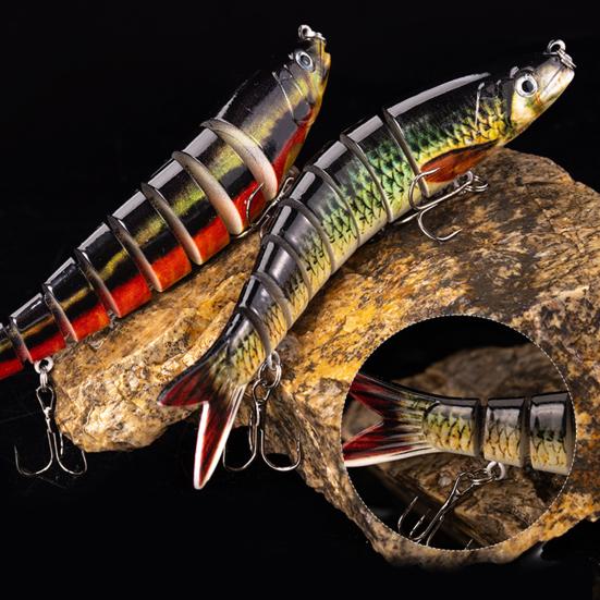 3Pcs Fishing Lures Hard Baits 3D Eyes Realistic Looking Vibrant Color Multi Jointed Slow Sinking Artificial Lure Fish Baits Kit 3pcs
3Pcs Fishing Lures Hard Baits 3D Eyes Realistic Looking Vibrant Color Multi Jointed Slow Sinking Artificial Lure Fish Baits Kit 3pcs