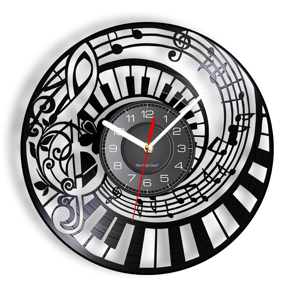 Piano Room Music Notes Vinyl Record Clock Musician Pianist Teacher Custom Sign Wall Art Vinyl Clock I love music Clock Watch
Piano Room Music Notes Vinyl Record Clock Musician Pianist Teacher Custom Sign Wall Art Vinyl Clock I love music Clock Watch