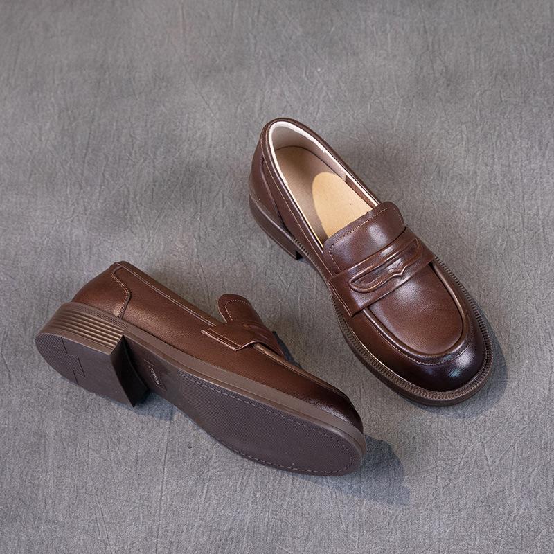 Женские лоферы из первого слоя коровьей кожи, весна-осень 2025, новая модель, на плоской подошве, с мягкой подошвой, с мягким верхом, кожаные одинарные туфли на один шаг, женская обувь 40
Женские лоферы из первого слоя коровьей кожи, весна-осень 2025, новая модель, на плоской подошве, с мягкой подошвой, с мягким верхом, кожаные одинарные туфли на один шаг, женская обувь 40