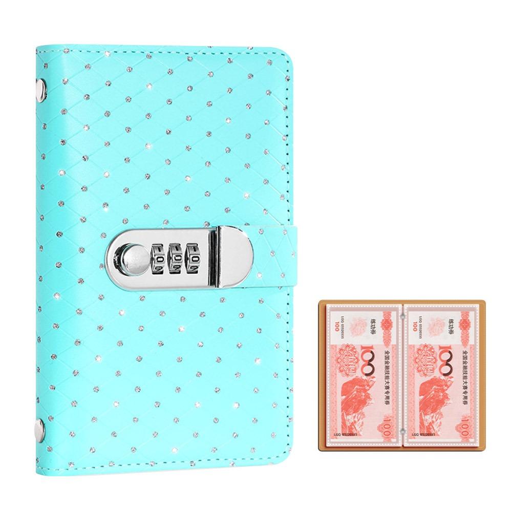 With Password Lock 100 Envelopes Money Saving Challenge Broken Drill PU Money Collection Book Portable Save Money Savings Binder озеро синий
With Password Lock 100 Envelopes Money Saving Challenge Broken Drill PU Money Collection Book Portable Save Money Savings Binder озеро синий