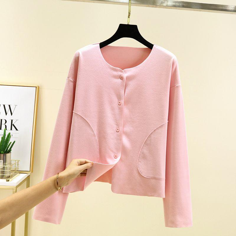 Loose Fleece-lined Thickened Cardigan Women Winter Dralon Heating Warm Home Buckle Top Close-Fitting Base Cotton Jacket Light pink XL (55.00 kg-70.00 kg recommended
Loose Fleece-lined Thickened Cardigan Women Winter Dralon Heating Warm Home Buckle Top Close-Fitting Base Cotton Jacket Light pink XL (55.00 kg-70.00 kg recommended