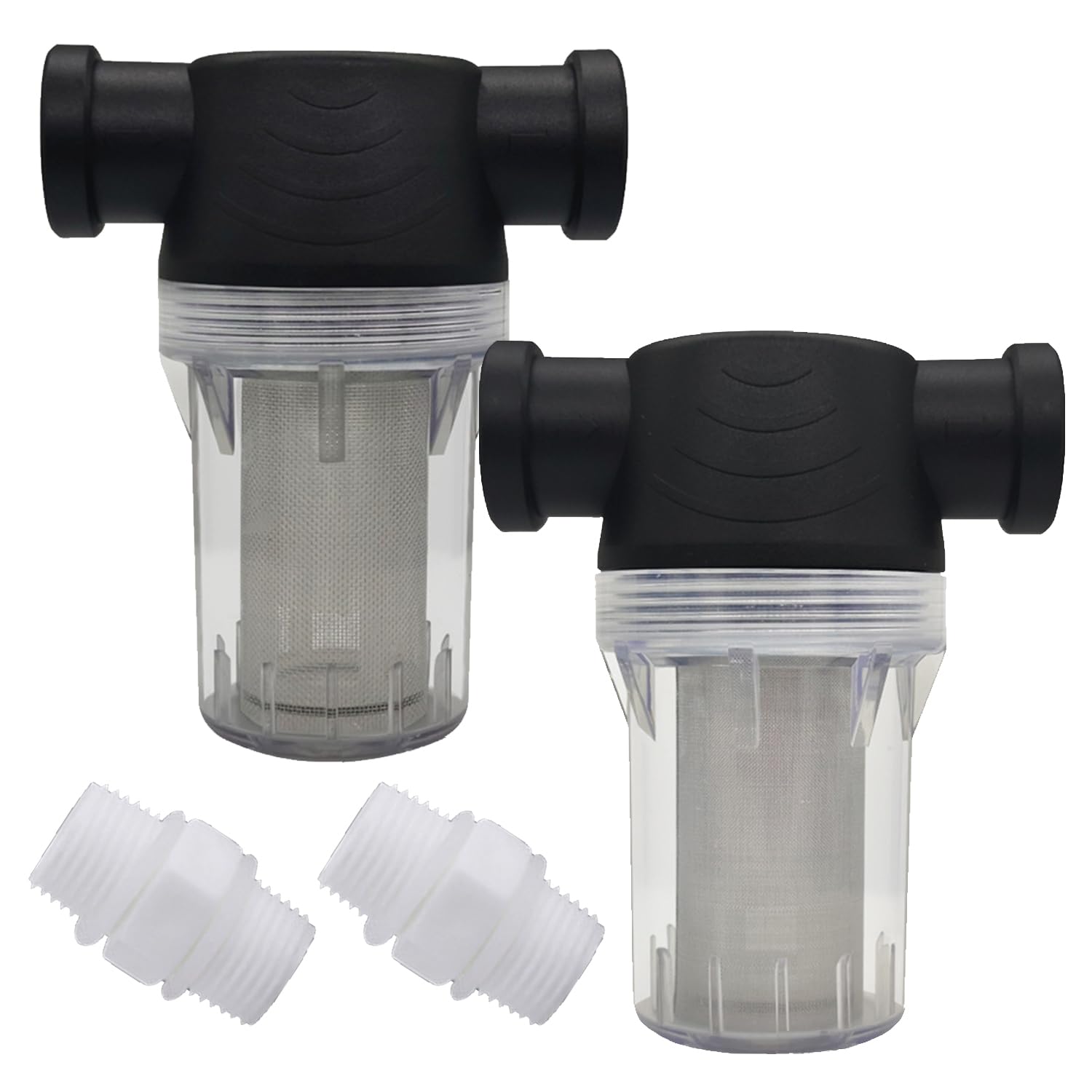 NABESHI Mesh Filter, Irrigation Filter, Agricultural Water Filter, Filter Joint (40+100 Mesh (1/2) with 2 Connectors)
NABESHI Mesh Filter, Irrigation Filter, Agricultural Water Filter, Filter Joint (40+100 Mesh (1/2) with 2 Connectors)