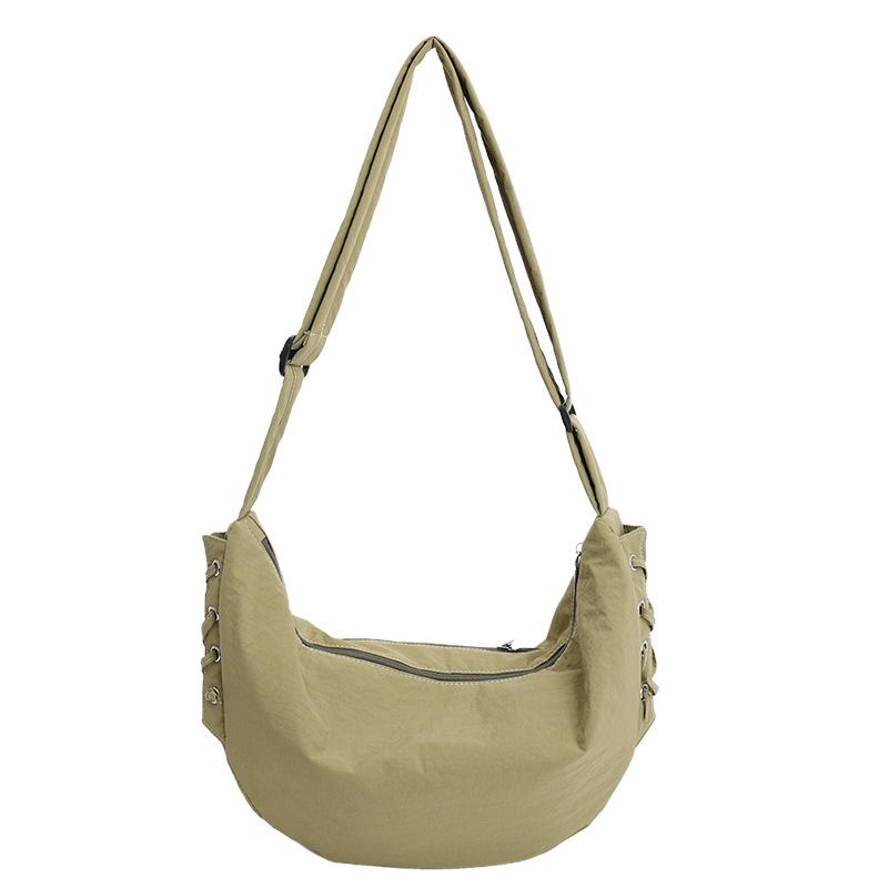 Niche design large-capacity messenger bag commuter women s bag simple casual dumpling bag student large bag women s Korean зелений
Niche design large-capacity messenger bag commuter women s bag simple casual dumpling bag student large bag women s Korean зелений