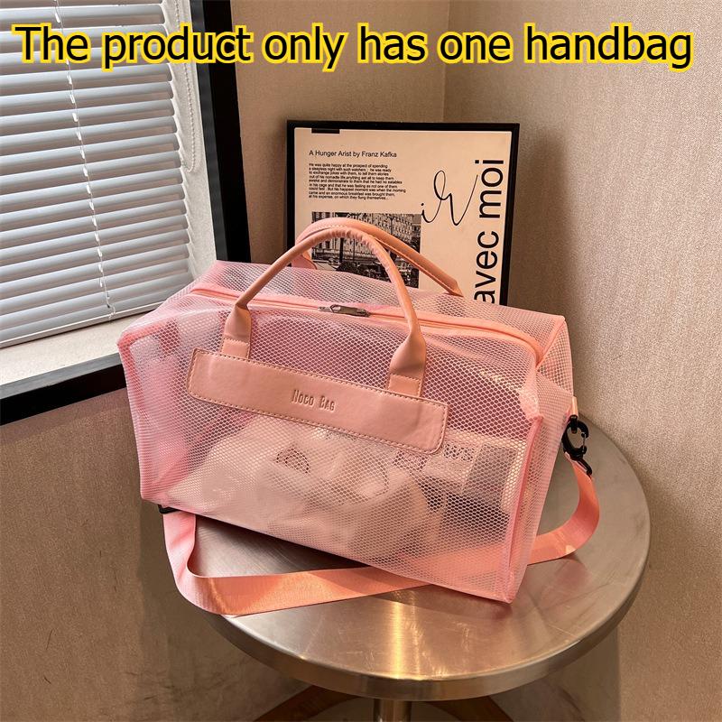 1pcs Large Capacity Transparent Sports Beach Gym Bag Simple Fashion Swimming Storage Bag Travel Handheld Bags рожевий
1pcs Large Capacity Transparent Sports Beach Gym Bag Simple Fashion Swimming Storage Bag Travel Handheld Bags рожевий