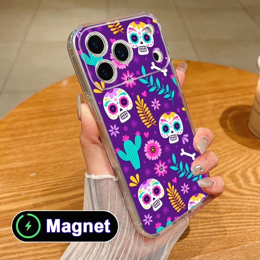 Day of the Dead Clear TPU Magsafe Mobile Phone Case for iPhone 17 16 15 14 13 12 11 Air Pro Max Plus Mini Colorful Cover iPhone 11 Pro Max
Day of the Dead Clear TPU Magsafe Mobile Phone Case for iPhone 17 16 15 14 13 12 11 Air Pro Max Plus Mini Colorful Cover iPhone 11 Pro Max
