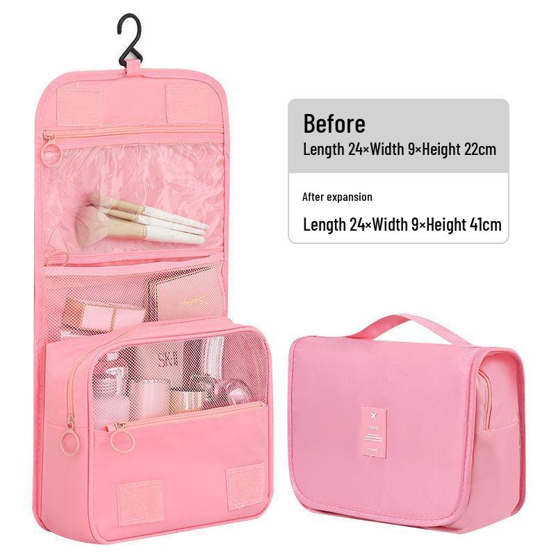 Женская водонепроницаемая дорожная косметичка большой вместимости с крючком
Женская водонепроницаемая дорожная косметичка большой вместимости с крючком