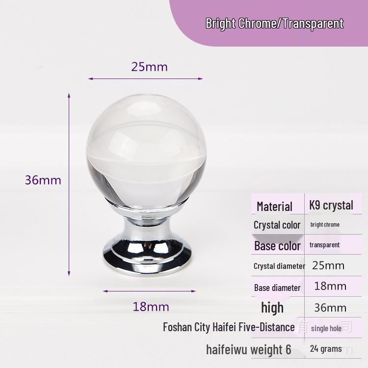 Purple European Crystal Round Pull Handle for Wardrobe and French Retro Cabinets
Purple European Crystal Round Pull Handle for Wardrobe and French Retro Cabinets