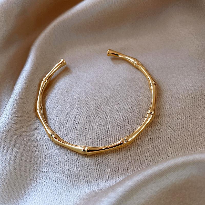 2020 new design bamboo shape adjustable size Bracelet for woman fashion luxury Korean jewelry retro girl s unusual Bracelet 56-58mm
2020 new design bamboo shape adjustable size Bracelet for woman fashion luxury Korean jewelry retro girl s unusual Bracelet 56-58mm