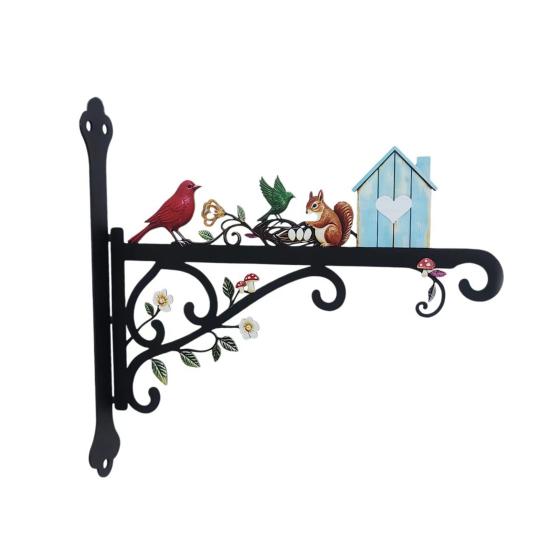 Aesthetic Wall Plant Hanger Metal Hanging Plant Bracket with Colorful Bird Pattern for Bird Feeders Wind Chimes Lantern Outdoor Indoor Patio Decor C
Aesthetic Wall Plant Hanger Metal Hanging Plant Bracket with Colorful Bird Pattern for Bird Feeders Wind Chimes Lantern Outdoor Indoor Patio Decor C