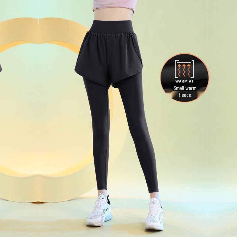 High-Waisted Fleece-Lined Yoga Pants for Women - Faux Two-Piece, Butt-Lifting, Slim Fit, Perfect for Autumn and Winter Fitness & Running S
High-Waisted Fleece-Lined Yoga Pants for Women - Faux Two-Piece, Butt-Lifting, Slim Fit, Perfect for Autumn and Winter Fitness & Running S