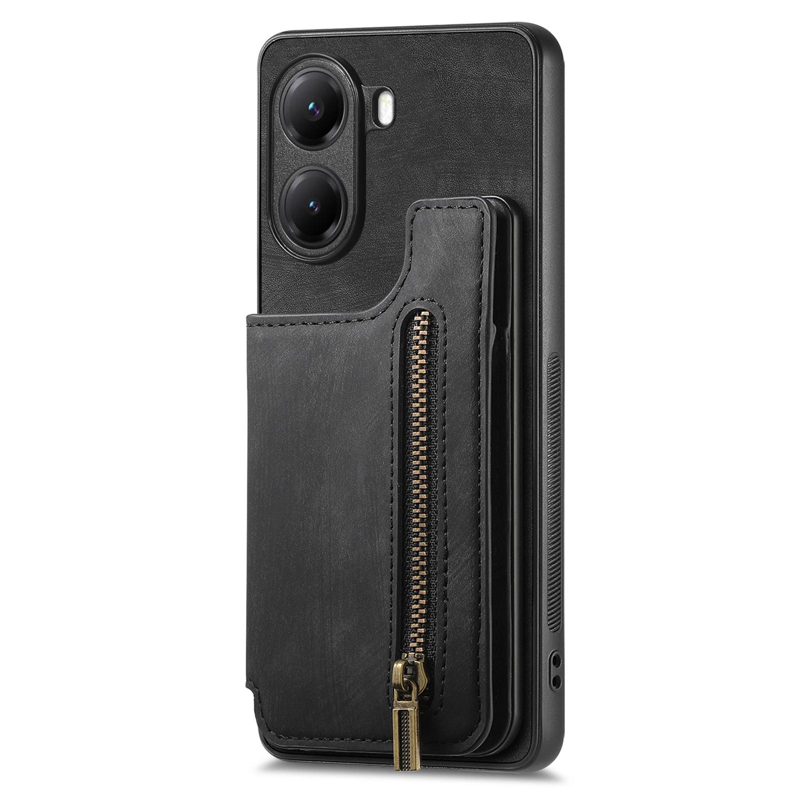 Для Xiaomi Poco X7 Pro 5G/Xiaomi Redmi Turbo 4 5G Чохол з кишенею на блискавці для карток Ретро шкіряний чохол для телефону з ТПУ Black
Для Xiaomi Poco X7 Pro 5G/Xiaomi Redmi Turbo 4 5G Чохол з кишенею на блискавці для карток Ретро шкіряний чохол для телефону з ТПУ Black