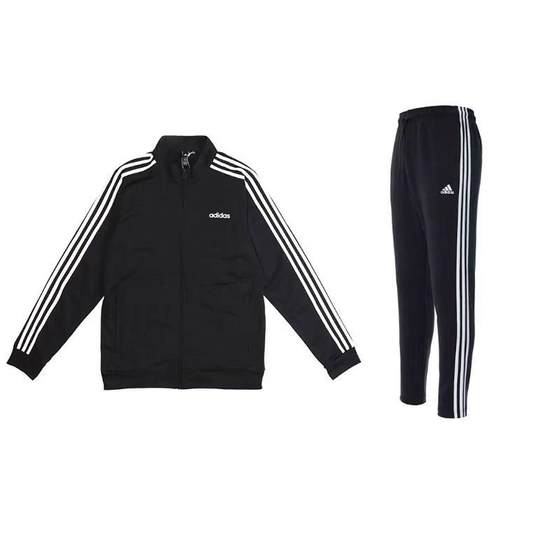 Adidas Striped Design Stand Collar Jacket Mid Waist Long Pants Casual Sports Suit Men suit Black DQ3070+FK6884 M
Adidas Striped Design Stand Collar Jacket Mid Waist Long Pants Casual Sports Suit Men suit Black DQ3070+FK6884 M