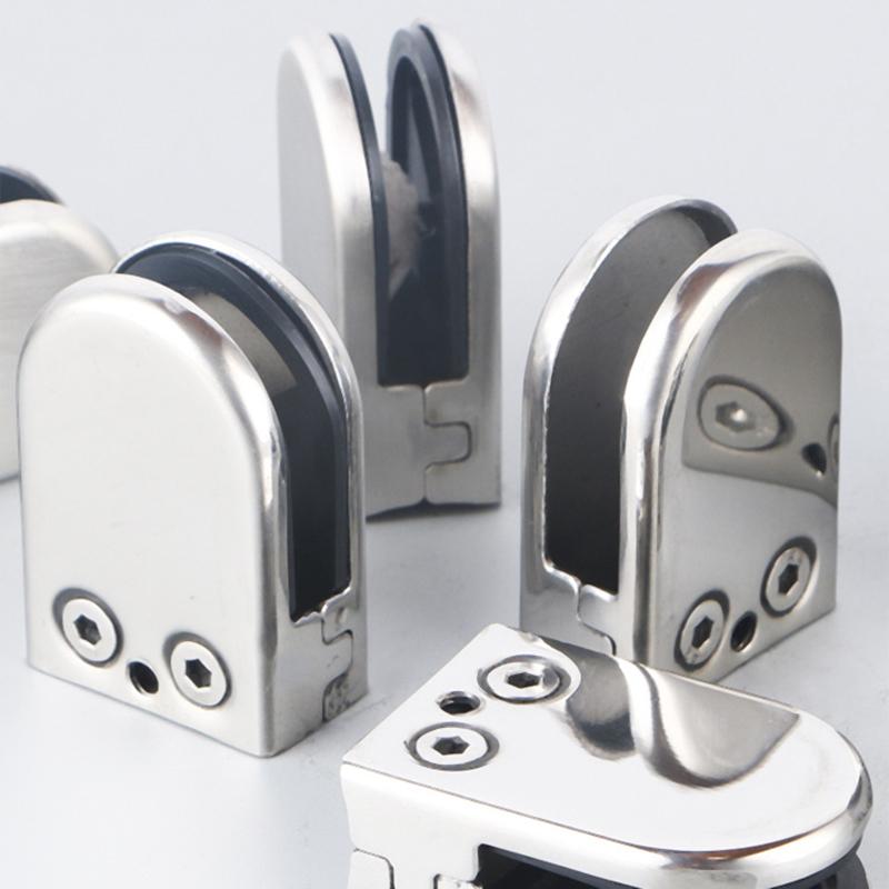 304 Stainless Steel Glass Clamps - Fish Mouth Clamps for Bathroom/Stair Handrails & Column Railing Fixing A
304 Stainless Steel Glass Clamps - Fish Mouth Clamps for Bathroom/Stair Handrails & Column Railing Fixing A