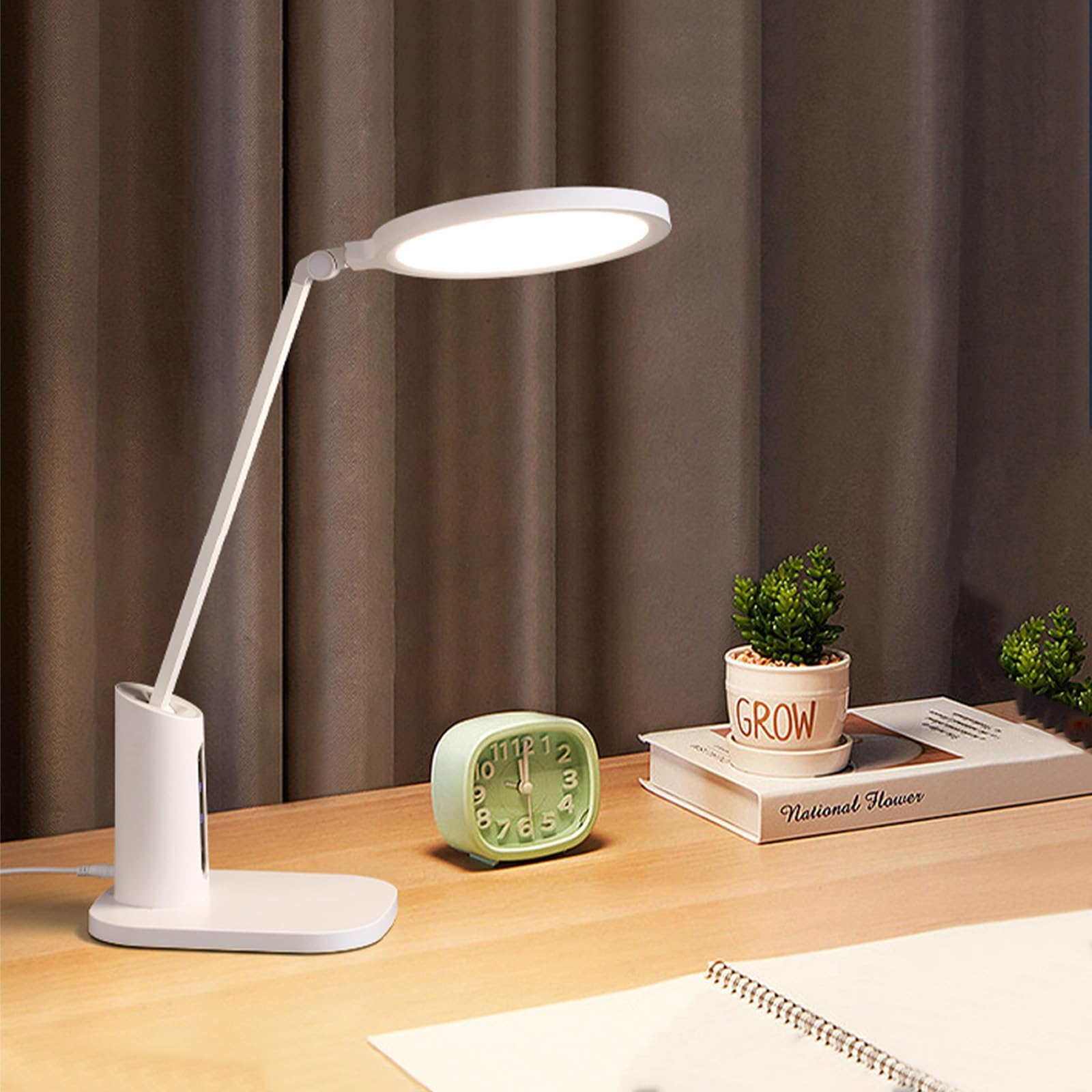 CATELLANE Desk Table LED 1500lm New with Dedicated Equivalent to JIS Standard Dimming Color for Children and Desk Reading Table Table Book Desk Easy білий
CATELLANE Desk Table LED 1500lm New with Dedicated Equivalent to JIS Standard Dimming Color for Children and Desk Reading Table Table Book Desk Easy білий