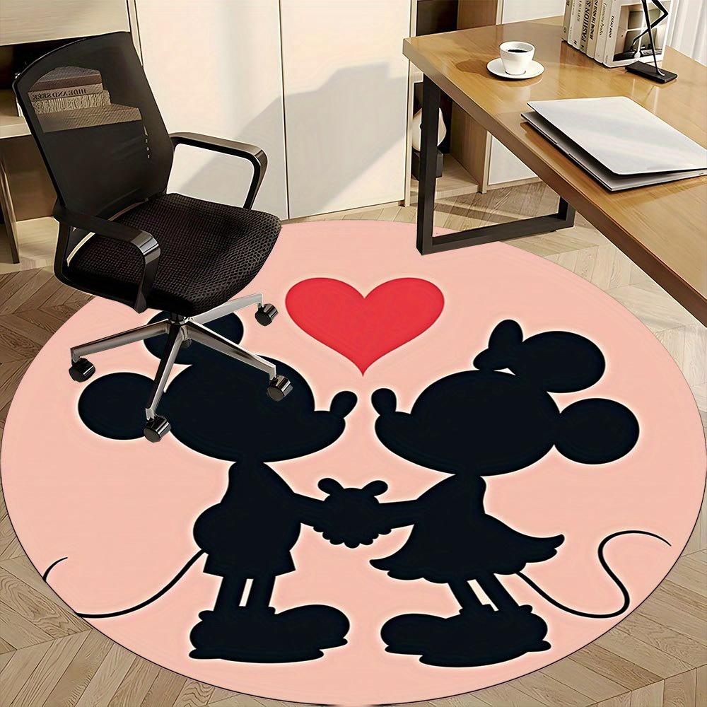 1pc Love in Motion Mickey & Minnie Silhouette Round Rug - Perfect for Office, Living Room, Bedroom Decor with Non-Slip Backing -0412175 80cm by 80cm
1pc Love in Motion Mickey & Minnie Silhouette Round Rug - Perfect for Office, Living Room, Bedroom Decor with Non-Slip Backing -0412175 80cm by 80cm