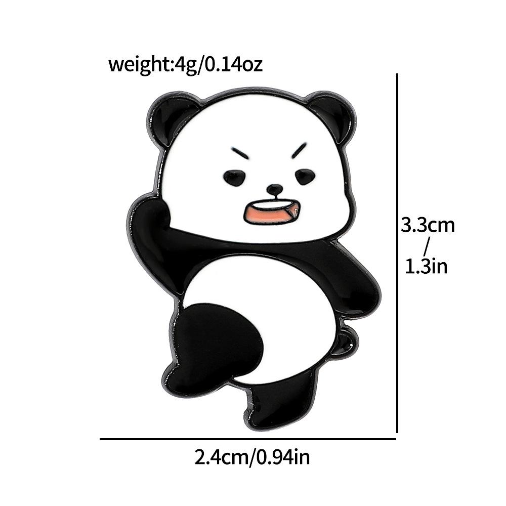 Creative red panda metal badge kung fu panda alloy drip brooch pin decoration
Creative red panda metal badge kung fu panda alloy drip brooch pin decoration