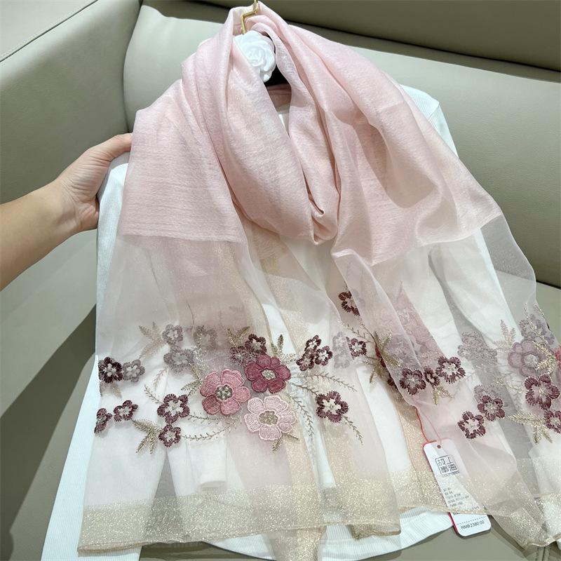 Guofeng Begonia Flower Silk Blended Imitation Mulberry Silk Scarf Women S Fashion Versatile Korean Version Live Stream Scarf 180cm
Guofeng Begonia Flower Silk Blended Imitation Mulberry Silk Scarf Women S Fashion Versatile Korean Version Live Stream Scarf 180cm