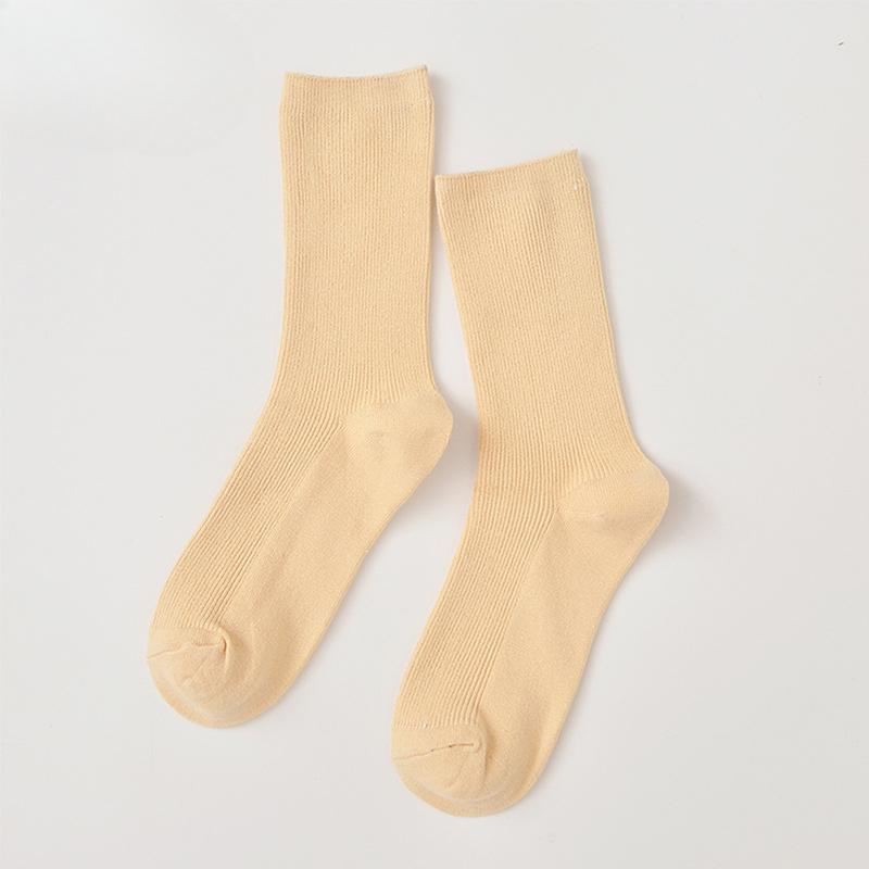 Женские весенне-осенние винтажные однотонные хлопковые носки-гольфы в вертикальную полоску 1 pair светло-бежевый
Женские весенне-осенние винтажные однотонные хлопковые носки-гольфы в вертикальную полоску 1 pair светло-бежевый