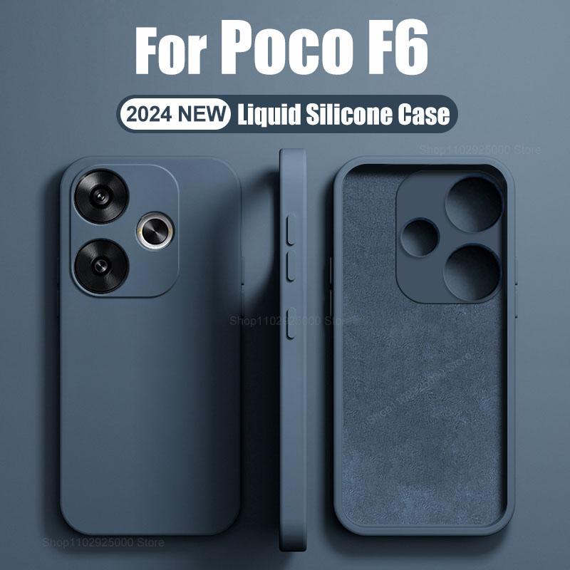 Poco F6 PocoF6 Pro Case Luxury Original Liquid Silicone Case For Xiaomi Poco F6 F 6 F6Pro PocoF6 Pro Soft Cases Shockproof Cover
Poco F6 PocoF6 Pro Case Luxury Original Liquid Silicone Case For Xiaomi Poco F6 F 6 F6Pro PocoF6 Pro Soft Cases Shockproof Cover