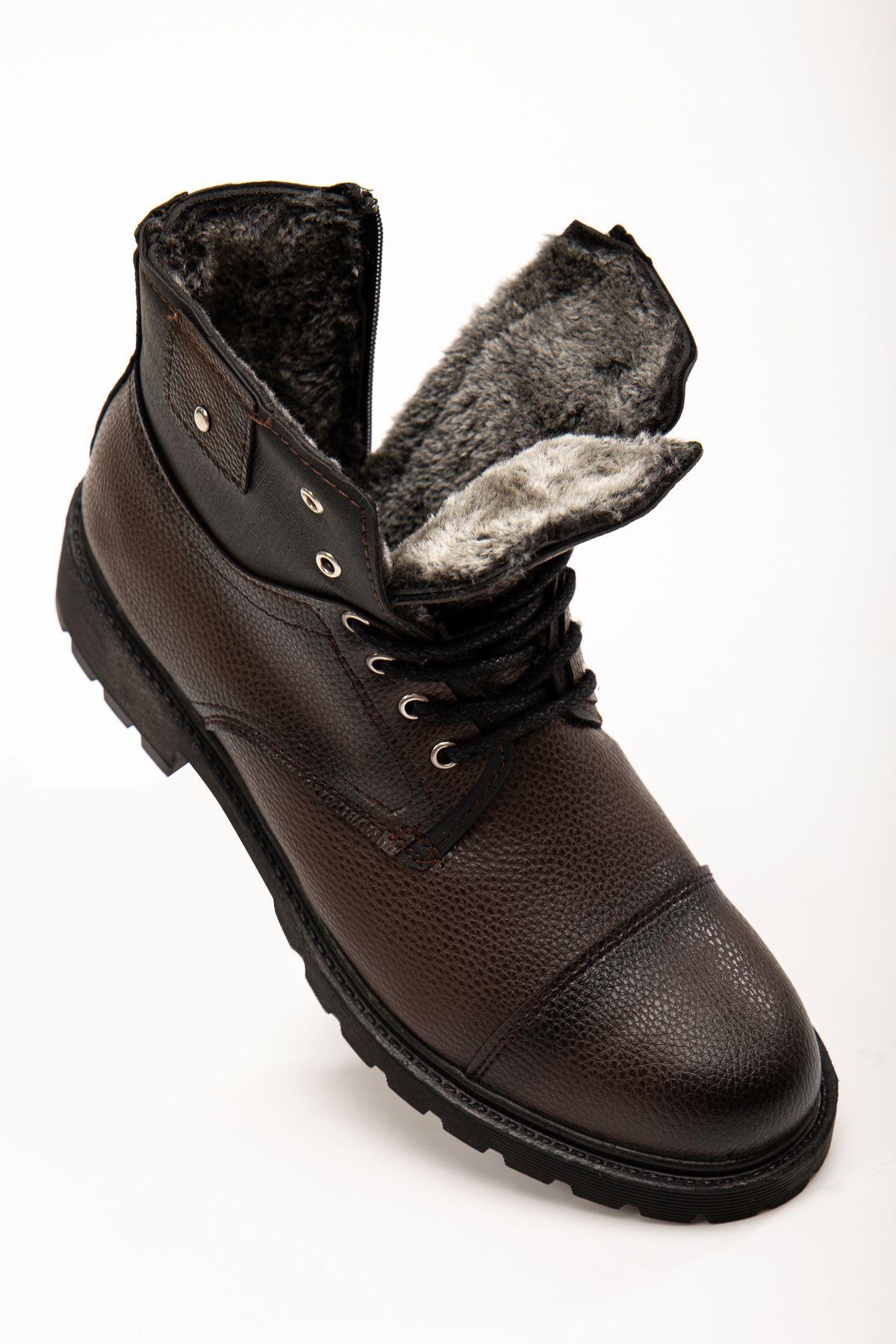 Мужские модные непромокаемые ботильоны на толстом каблуке, темно-коричневые, повседневные, с меховой подкладкой, удобные ботильоны, холодные и водонепроницаемые, обувь 43 
Мужские модные непромокаемые ботильоны на толстом каблуке, темно-коричневые, повседневные, с меховой подкладкой, удобные ботильоны, холодные и водонепроницаемые, обувь 43