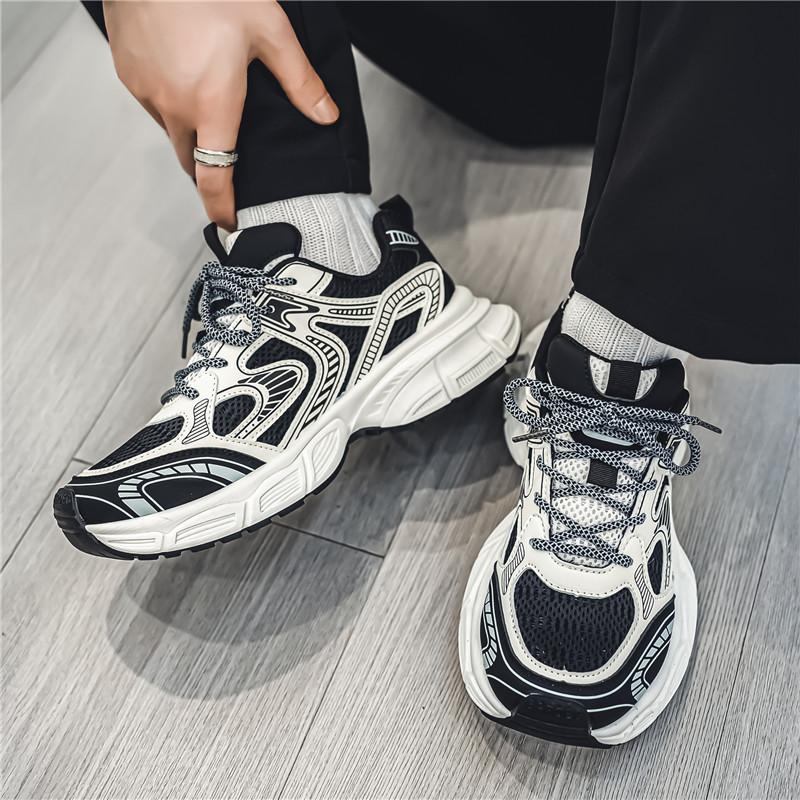 Four Seasons New Fashion Low-top Mesh Shoes Korean Edition Trend Sports Casual Shoes Men s Lace-Up Breathable Platform Shoes 44
Four Seasons New Fashion Low-top Mesh Shoes Korean Edition Trend Sports Casual Shoes Men s Lace-Up Breathable Platform Shoes 44