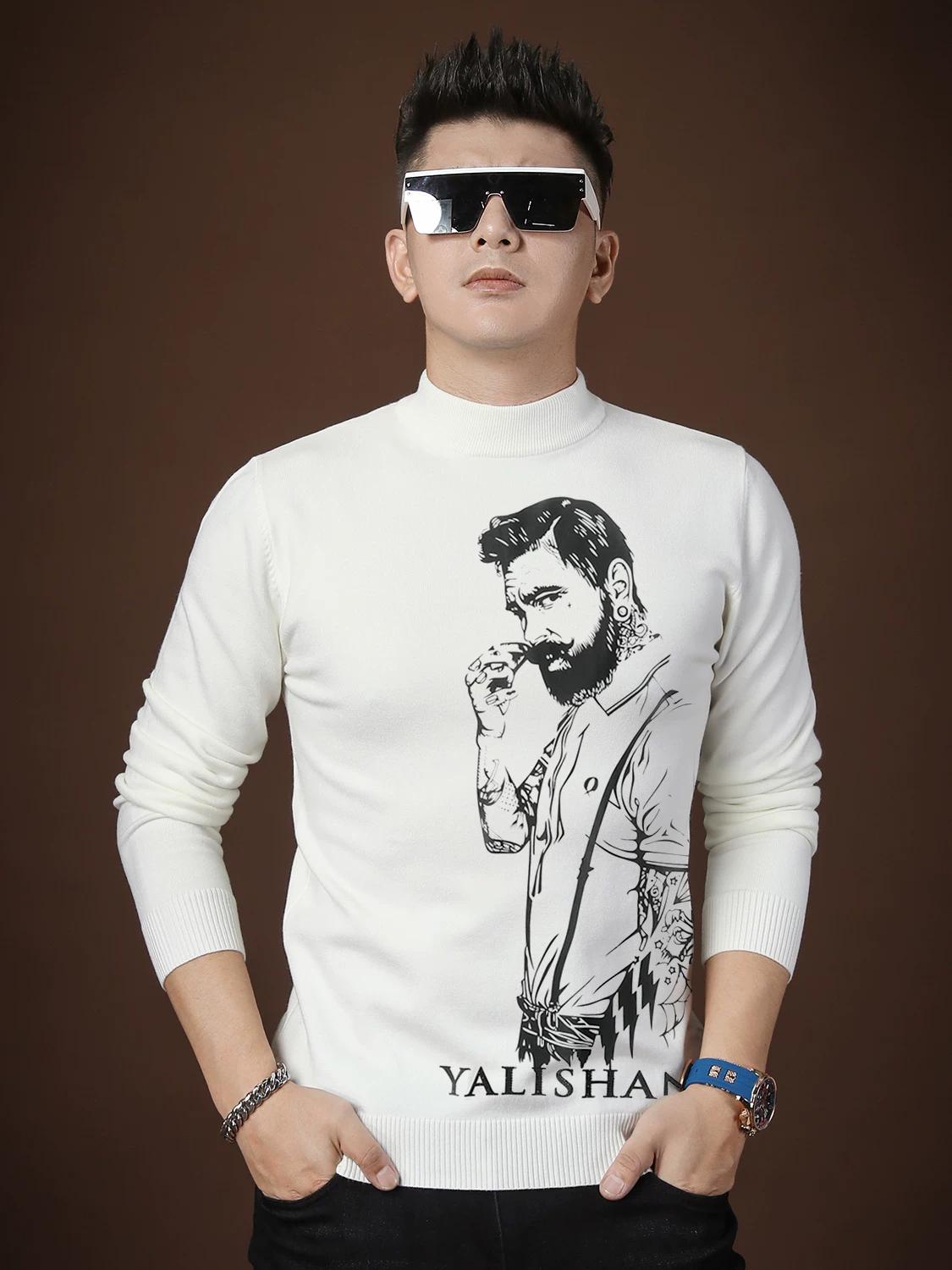 European Luxury Fashion Brand Printed High-End Knitwear Men s Sweater 2025 New Autumn Half-Turtleneck Base Layer Men s Top M белый
European Luxury Fashion Brand Printed High-End Knitwear Men s Sweater 2025 New Autumn Half-Turtleneck Base Layer Men s Top M белый