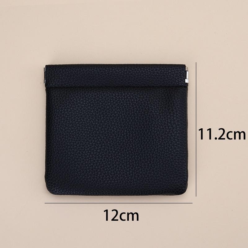 Кошелек для монет из ПУ с текстурой личи и автоматической застежкой - Многофункциональный чехол для косметики, ювелирных изделий, помады и аксессуаров
Кошелек для монет из ПУ с текстурой личи и автоматической застежкой - Многофункциональный чехол для косметики, ювелирных изделий, помады и аксессуаров