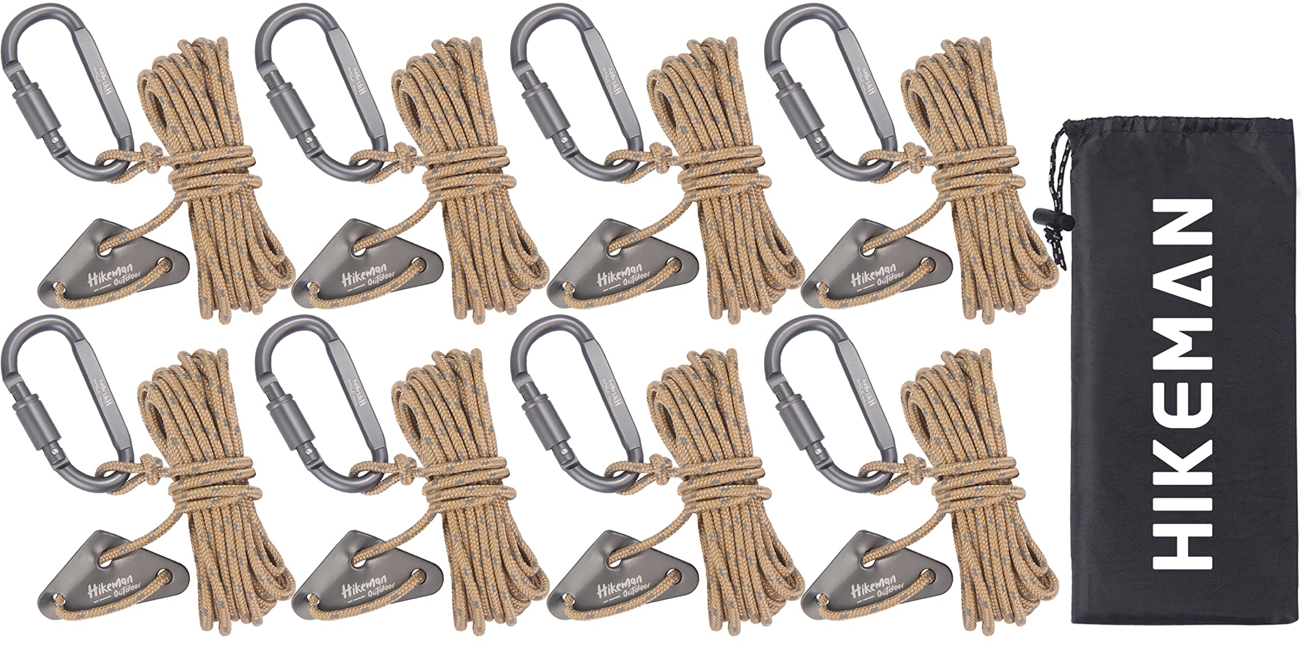 Tent with Tarp Guy Reflective Flexible Set of Camping Storage Load Includes Storage Bag 8 Rope, Paracord, Carabiner, Adjustable, Rope, Line, Guyline, хаки
Tent with Tarp Guy Reflective Flexible Set of Camping Storage Load Includes Storage Bag 8 Rope, Paracord, Carabiner, Adjustable, Rope, Line, Guyline, хаки