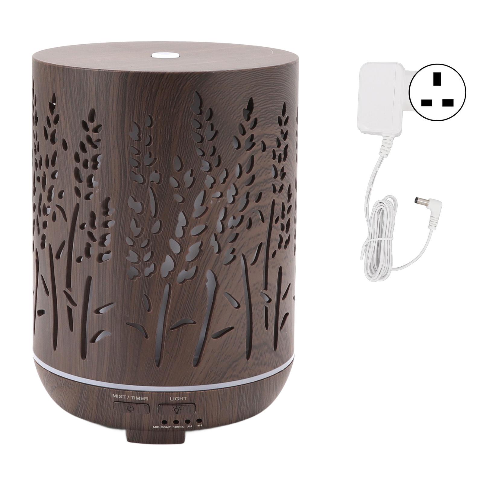 300ml Wood Grain Aromatherapy Diffuser 7 Colors LED Light Quiet Essential Oil Diffuser Humidifier
300ml Wood Grain Aromatherapy Diffuser 7 Colors LED Light Quiet Essential Oil Diffuser Humidifier