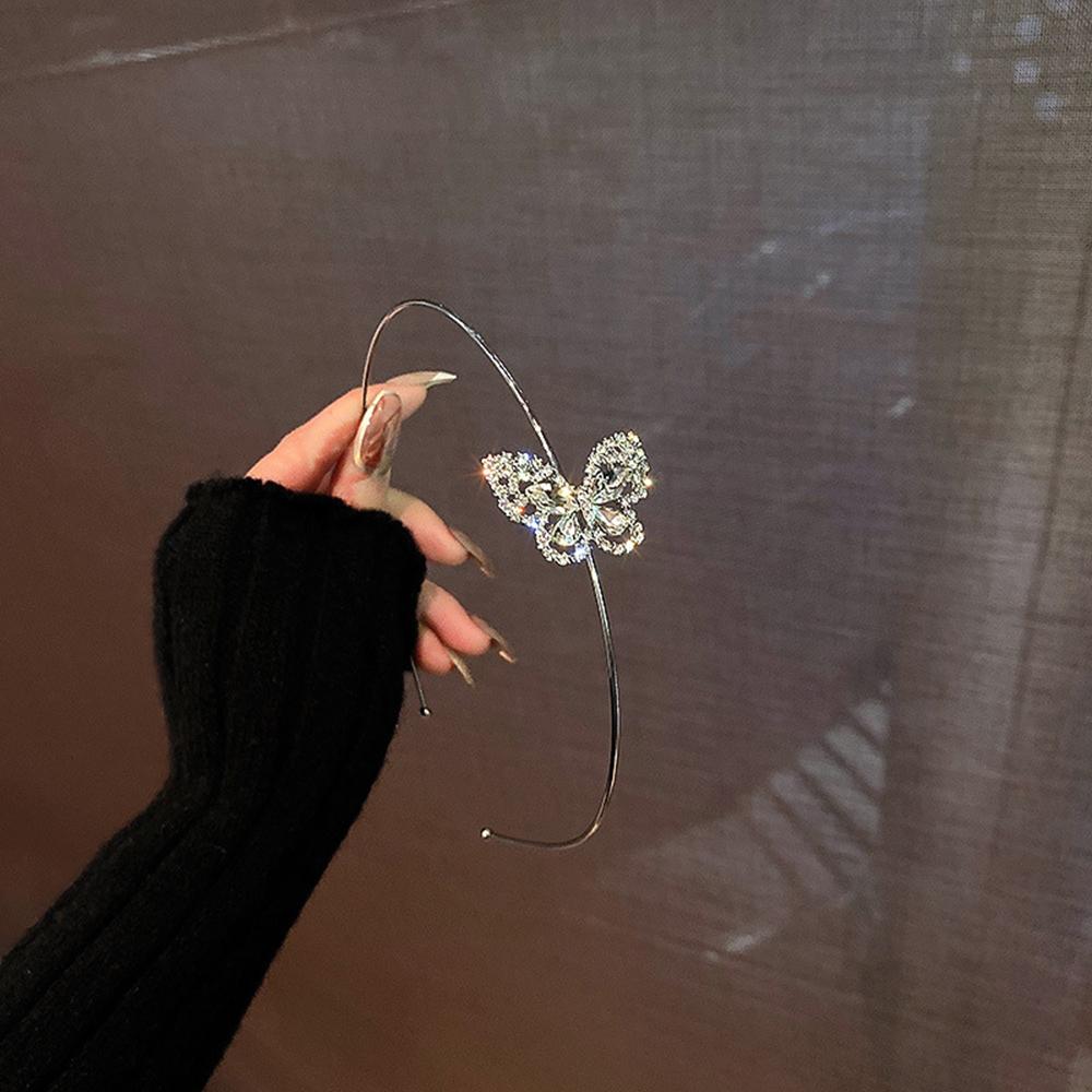 Elegant Rhinestone Korean style Temperament Exquisite Zinc Zinc Alloy Headwear Butterfly Headband Hair Hoop
Elegant Rhinestone Korean style Temperament Exquisite Zinc Zinc Alloy Headwear Butterfly Headband Hair Hoop