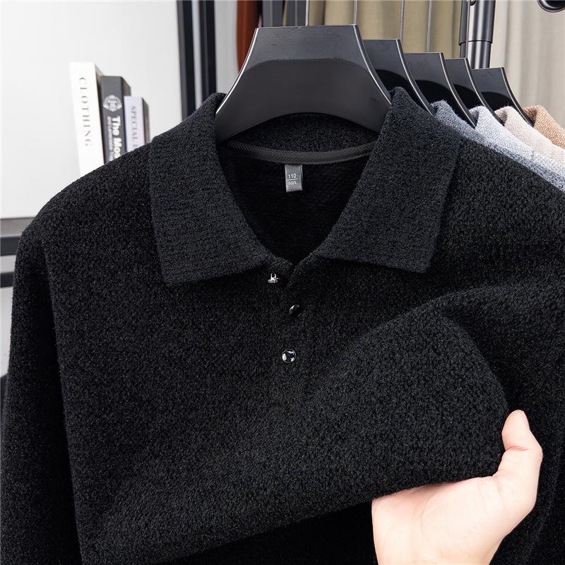 Mink Velvet Thick Knit Sweater with Lapel - Warm Autumn Winter Casual One-Piece Base Layer 4XL (recommended for 180-200 cm) чорний
Mink Velvet Thick Knit Sweater with Lapel - Warm Autumn Winter Casual One-Piece Base Layer 4XL (recommended for 180-200 cm) чорний