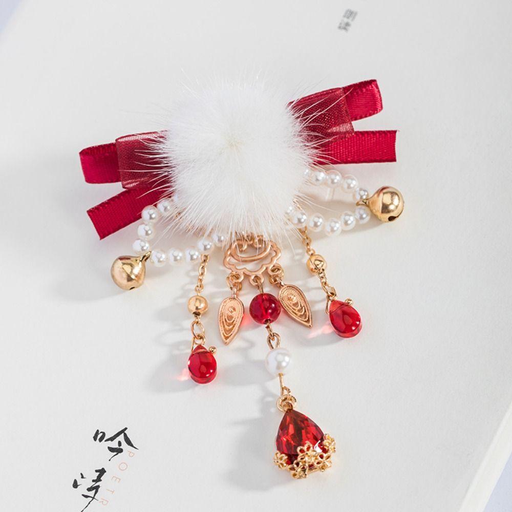 2pcs Tassels Crystal Headwear Jewelry Flower Hairpin Pearl Ribbon Barrettes Lantern Festival A
2pcs Tassels Crystal Headwear Jewelry Flower Hairpin Pearl Ribbon Barrettes Lantern Festival A