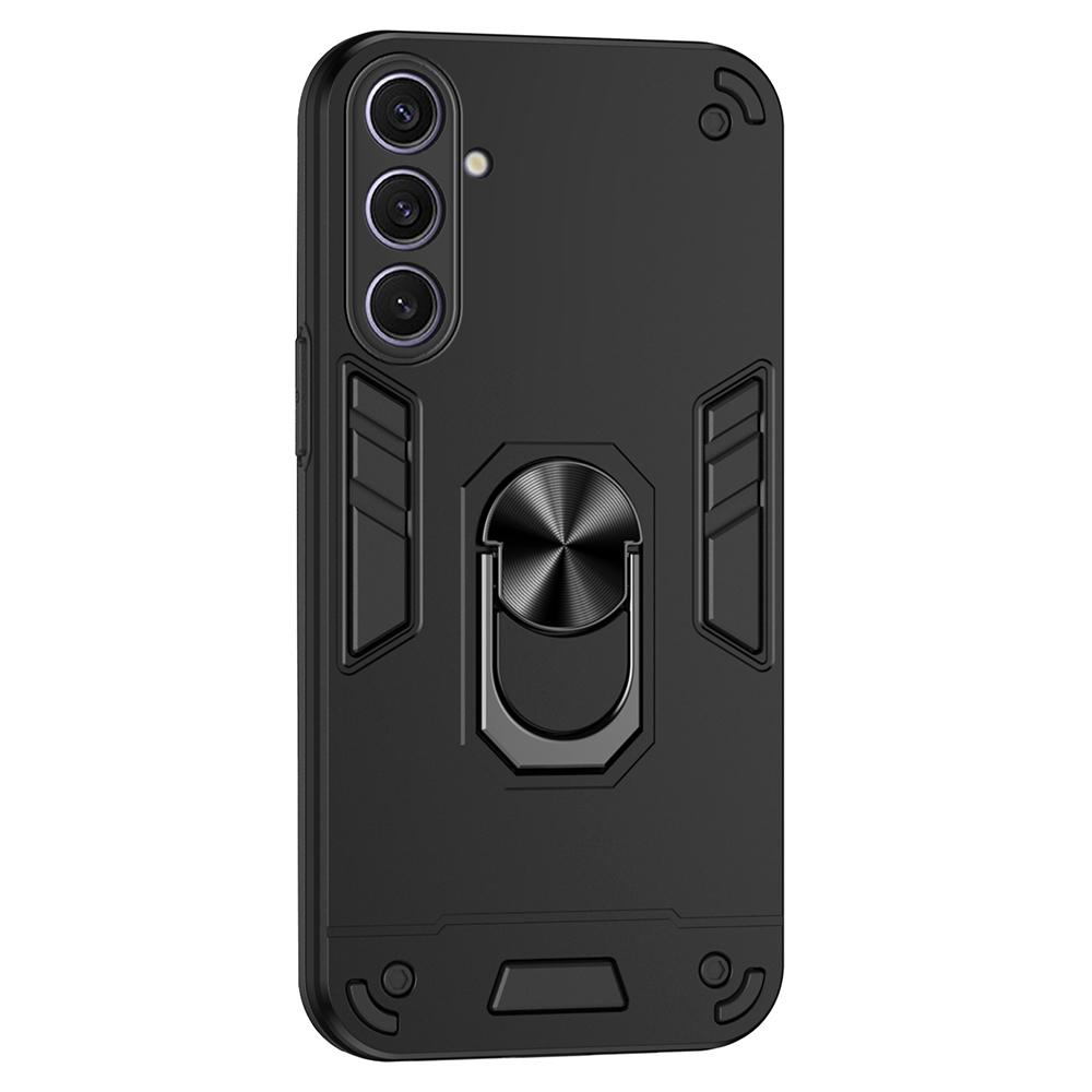 For Samsung Galaxy S25+ Case PC+TPU Drop Defend Phone Cover with Ring Kickstand Black
For Samsung Galaxy S25+ Case PC+TPU Drop Defend Phone Cover with Ring Kickstand Black
