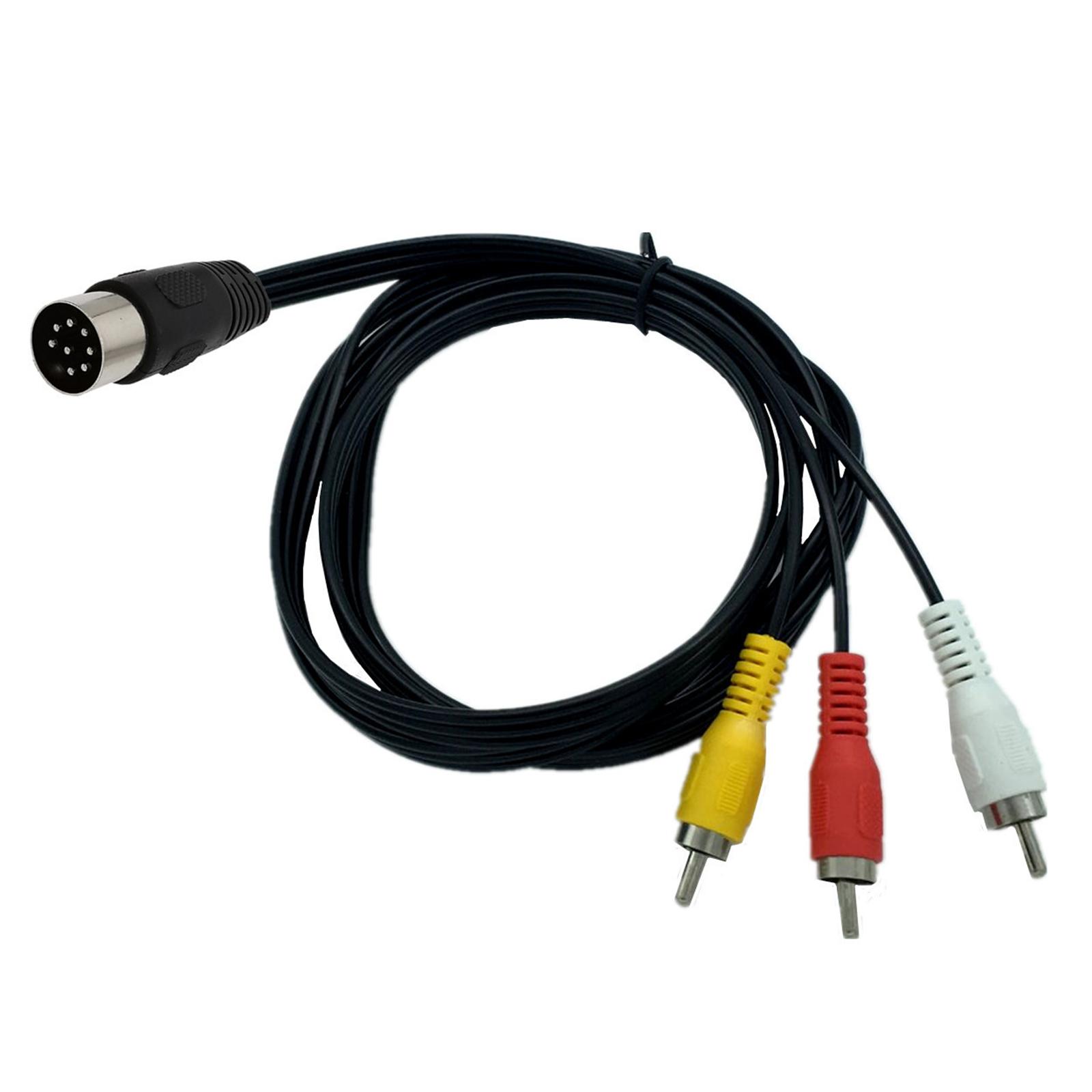 Кабель DIN 8Pin на 3RCA Кабель-адаптер DIN 8Pin (папа) на 3RCA для подключения винтажных устройств к современным системам C
Кабель DIN 8Pin на 3RCA Кабель-адаптер DIN 8Pin (папа) на 3RCA для подключения винтажных устройств к современным системам C