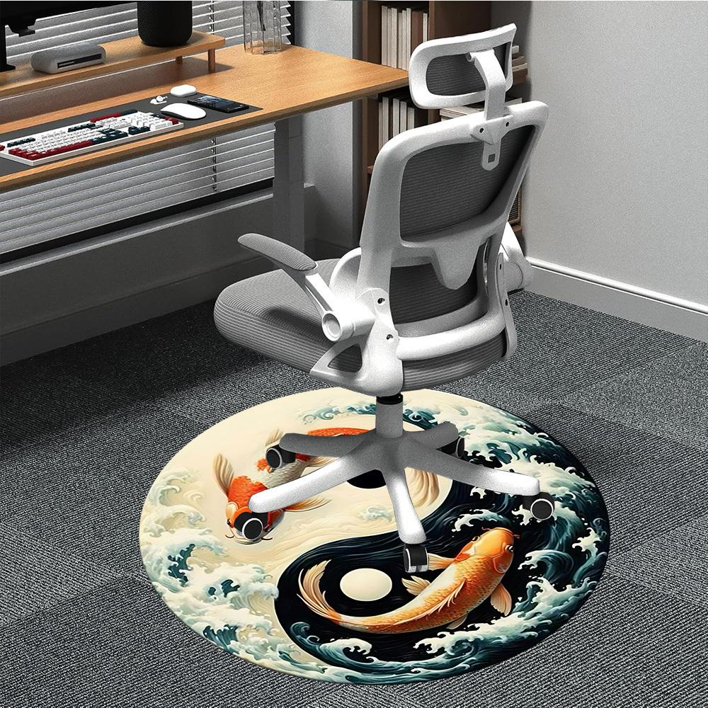 1PC Yin Yang Symbol Office Round Rug, Non slip, Soft and Durable Office Rug for Interior Decoration, Perfect for Office 80cm
1PC Yin Yang Symbol Office Round Rug, Non slip, Soft and Durable Office Rug for Interior Decoration, Perfect for Office 80cm