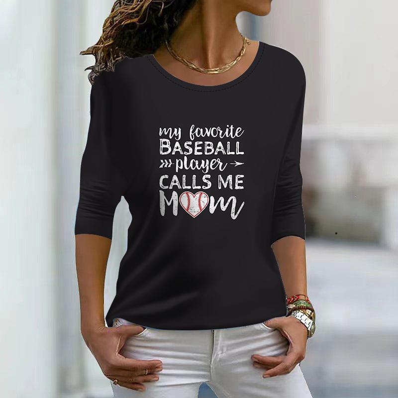 Tops For Women 3D White Letter Tennis Ball Print Round Neck Long Sleeve T-shirt Fall Casual Slim Pullover Women s Long Sleeve Top 8XL
Tops For Women 3D White Letter Tennis Ball Print Round Neck Long Sleeve T-shirt Fall Casual Slim Pullover Women s Long Sleeve Top 8XL