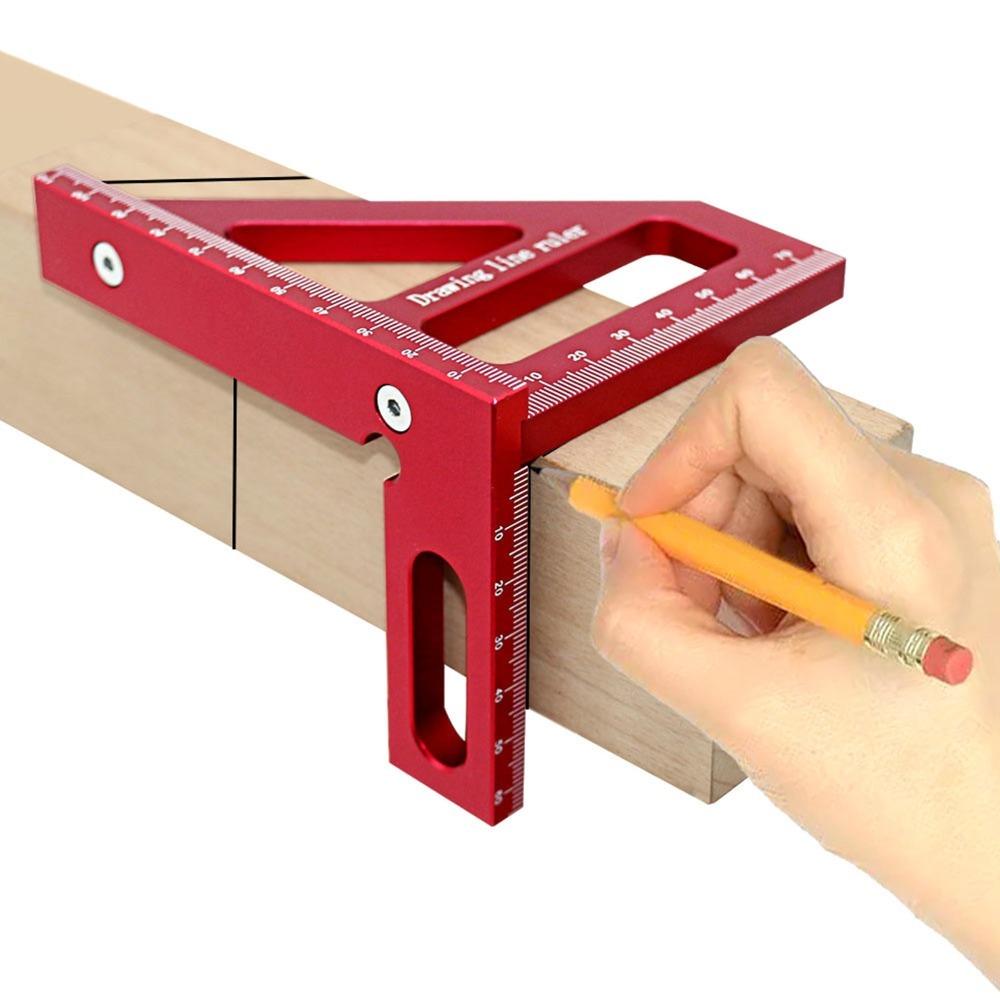 High Precision Woodworking Square Protractor 45 90 Degree 3D Multi-Angle Measuring Ruler Engineer червоний
High Precision Woodworking Square Protractor 45 90 Degree 3D Multi-Angle Measuring Ruler Engineer червоний