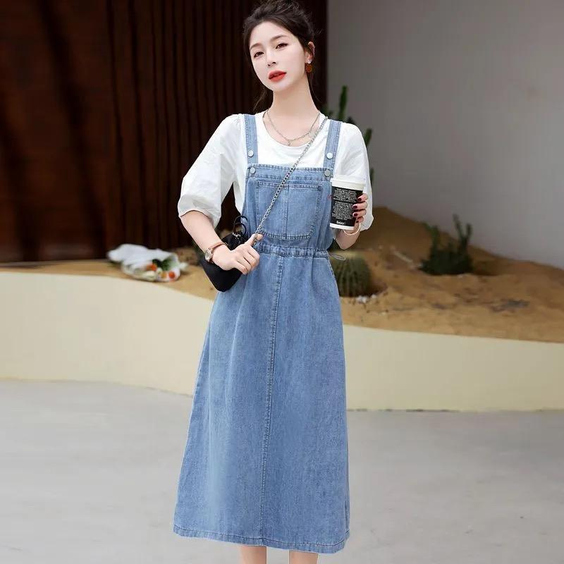 Fashion Women Denim Suspender Skirt Spring Summer Causal Strap Female High Waist A-line Solid Lace-up Woman Skirts 2XL
Fashion Women Denim Suspender Skirt Spring Summer Causal Strap Female High Waist A-line Solid Lace-up Woman Skirts 2XL