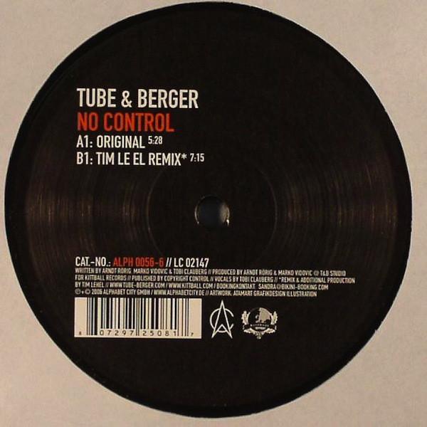 12inch Record TUBE & BERGER - No Control ALPH00566 Alphabet City 2006 Germany Dance & Electronica Used
12inch Record TUBE & BERGER - No Control ALPH00566 Alphabet City 2006 Germany Dance & Electronica Used