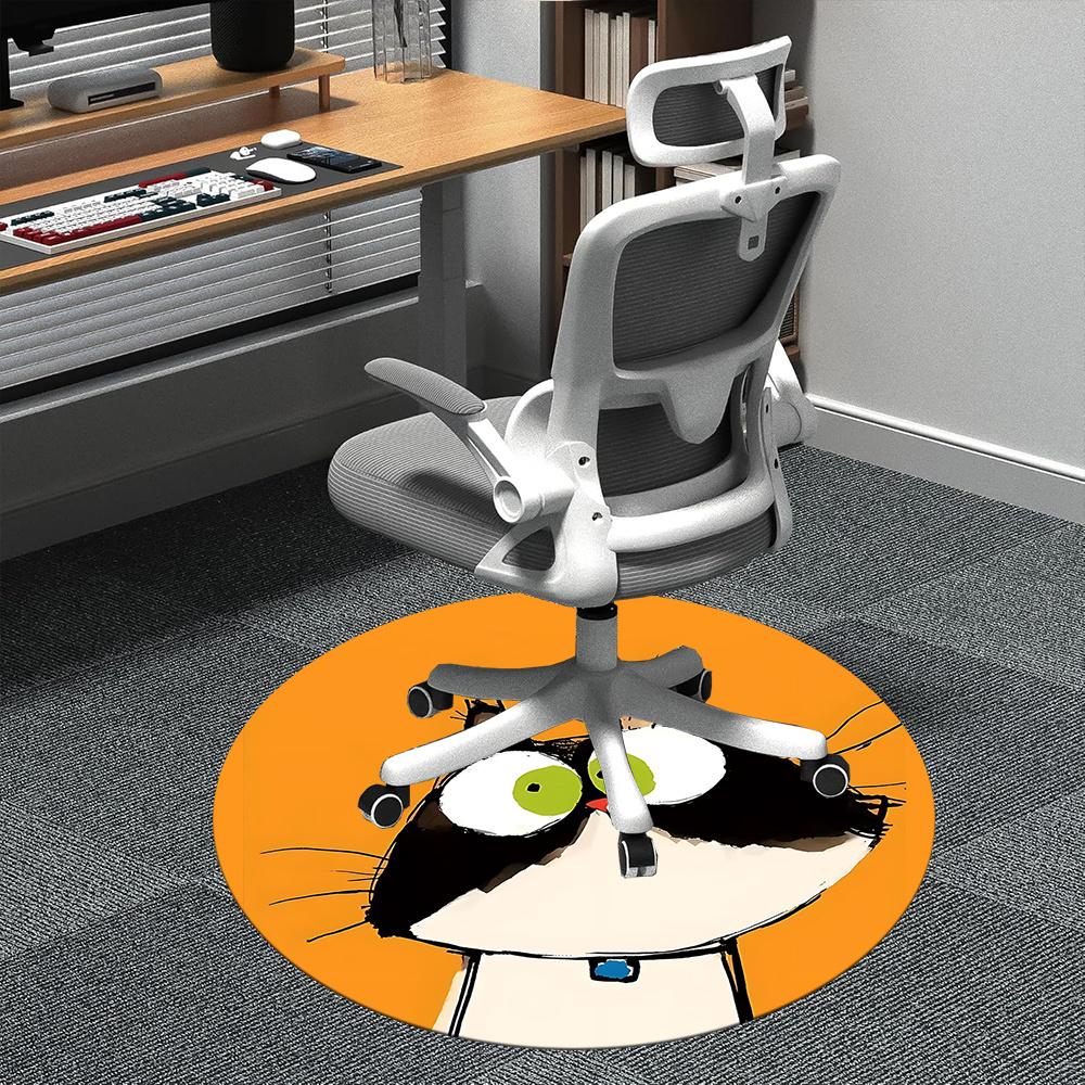 1pc Cat Whiskers Office Round Area Rug, Indoor Mat Suitable ForOffice, Under Office Chairs Bedroom Living Room Home Decor, Room Deco q143 80cm by 80cm
1pc Cat Whiskers Office Round Area Rug, Indoor Mat Suitable ForOffice, Under Office Chairs Bedroom Living Room Home Decor, Room Deco q143 80cm by 80cm