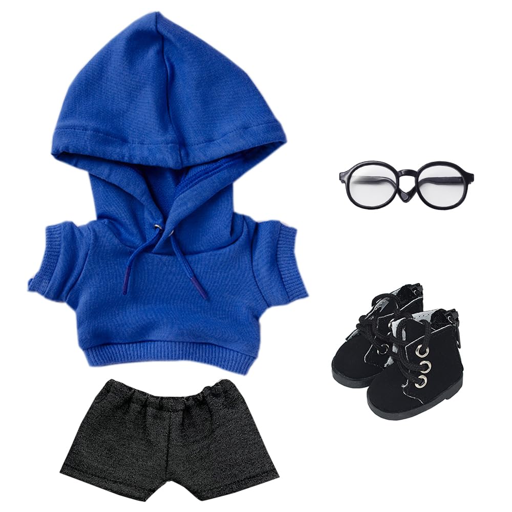 niannyyhouse 10cm 15cm 20cm Plush Clothes Loose Fit Hoodie Jeans Glasses Shoes Dress Up Cotton Doll Accessories (A4, 15cm)
niannyyhouse 10cm 15cm 20cm Plush Clothes Loose Fit Hoodie Jeans Glasses Shoes Dress Up Cotton Doll Accessories (A4, 15cm)