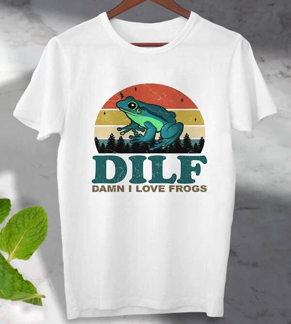 Frog-Amphibian Lovers Dilf Man I Love Frogs 100% Cotton T-shirt Mens Tees Top Meme Funny Top Unisex Ladies 2XL
Frog-Amphibian Lovers Dilf Man I Love Frogs 100% Cotton T-shirt Mens Tees Top Meme Funny Top Unisex Ladies 2XL