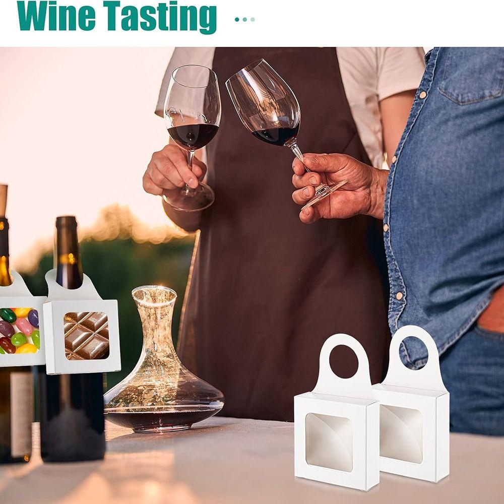 10pcs Kraft Paper Bottle Hanging Box Foldable Champagne Gift Boxes Wine Bottle Box Party Decor білий
10pcs Kraft Paper Bottle Hanging Box Foldable Champagne Gift Boxes Wine Bottle Box Party Decor білий