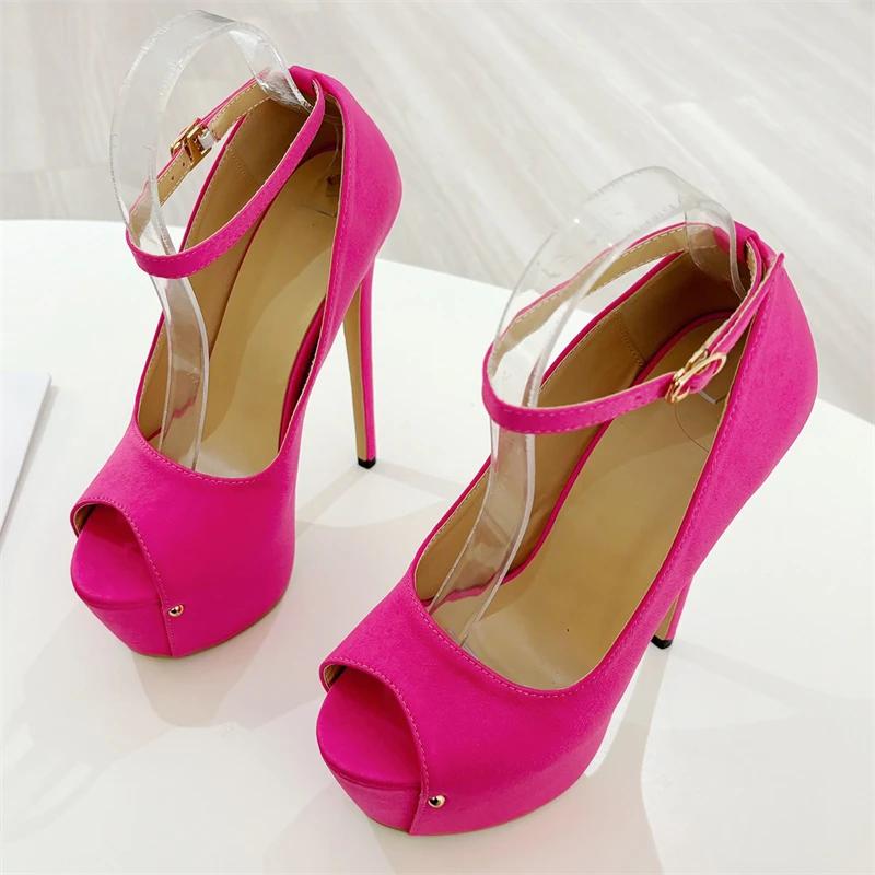 Eilyken Street Style Platform Buckle Strap Women Pumps Elegant Open Toe Stiletto High Heels Banquet Stripper Female Shoes 35
Eilyken Street Style Platform Buckle Strap Women Pumps Elegant Open Toe Stiletto High Heels Banquet Stripper Female Shoes 35