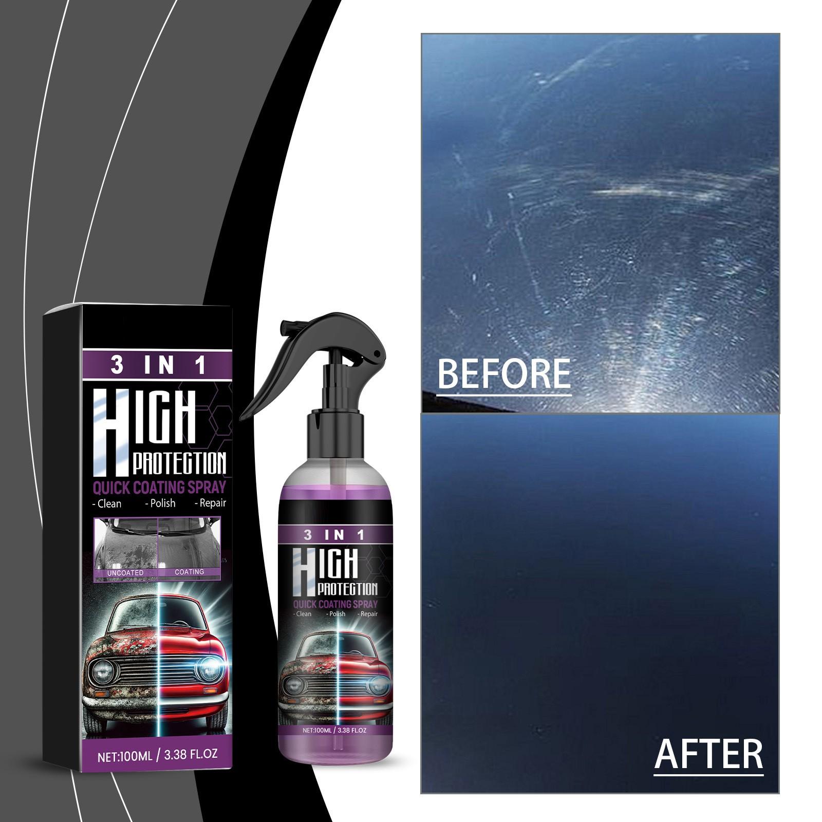 High Three In One Coating Spray Масло, вода и предотвращение загрязнения, очистка и уход 100 мл
High Three In One Coating Spray Масло, вода и предотвращение загрязнения, очистка и уход 100 мл