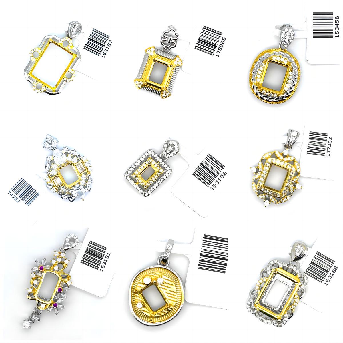 Rectangular S925 Sterling Silver Pendant Necklace with Small Octagonal Colored Gemstone, Two-Tone Electroplated, DIY Handmade. 925 Silver
Rectangular S925 Sterling Silver Pendant Necklace with Small Octagonal Colored Gemstone, Two-Tone Electroplated, DIY Handmade. 925 Silver
