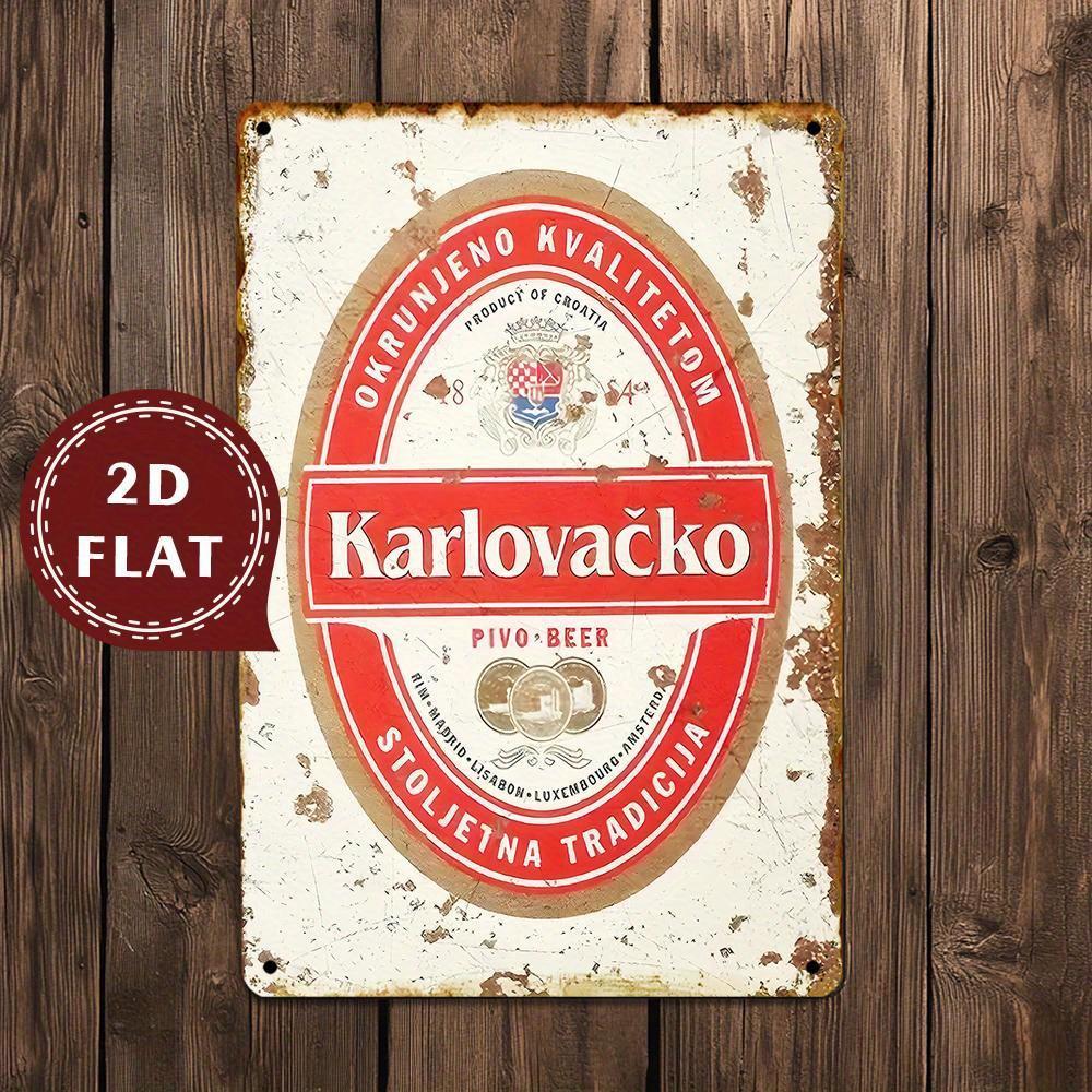 Vintage Metal Sign Plaque Karlovacko Beer Label Poster with Artwork Waterproof and Dustproof Fun for Family Room Wedding Bi 20x30cm(7.8x11.8inch)
Vintage Metal Sign Plaque Karlovacko Beer Label Poster with Artwork Waterproof and Dustproof Fun for Family Room Wedding Bi 20x30cm(7.8x11.8inch)